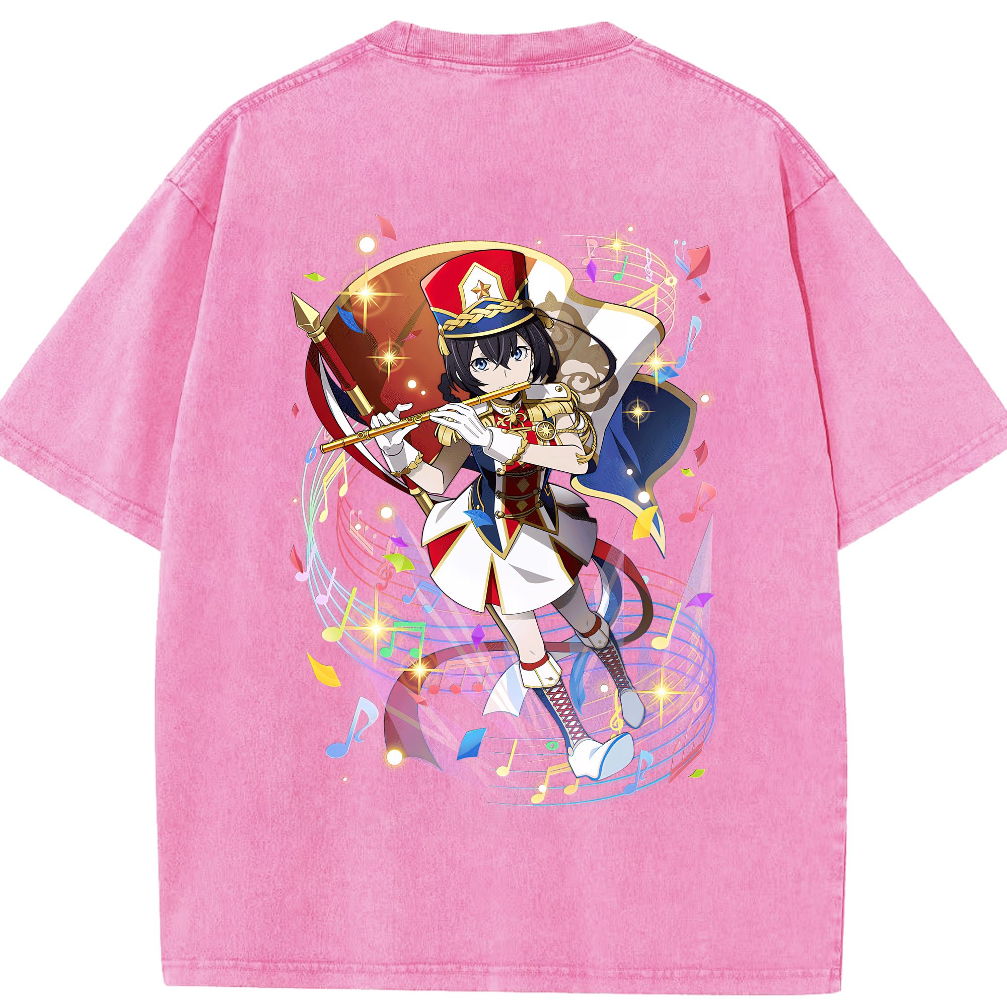 （画像用） 文豪ストレイドッグス Bungo Stray Dogs 綿100% ヴィンテージ風 半袖Tシャツ（背面プリント）